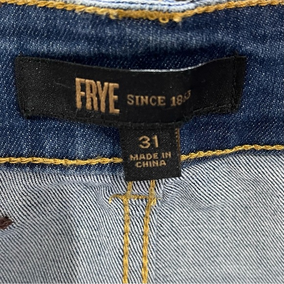🔥NWT🔥 FRYE Crop Wide Leg Raw Hem Jeans - Picture 6 of 9